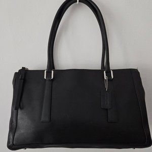 Coach Bonnie Cashin Legacy 9420 Vintage (2001) Black Cowhide Leather Tote
